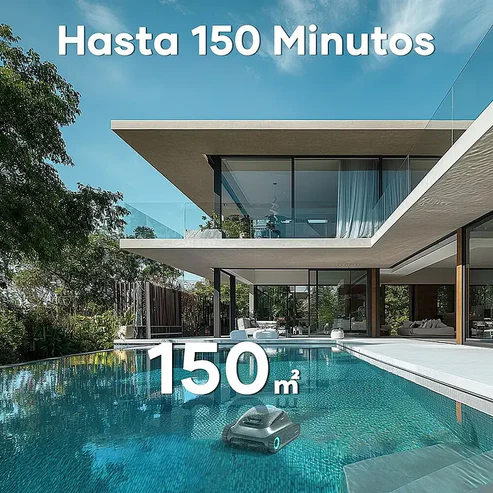 Aiper Robot de piscina Scuba S1 Funcionamiento con batería – Piscinas de hasta 150 m² – 15.900 l/h