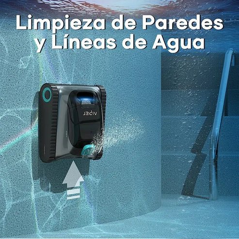 Aiper Robot de piscina Scuba S1 Funcionamiento con batería – Piscinas de hasta 150 m² – 15.900 l/h